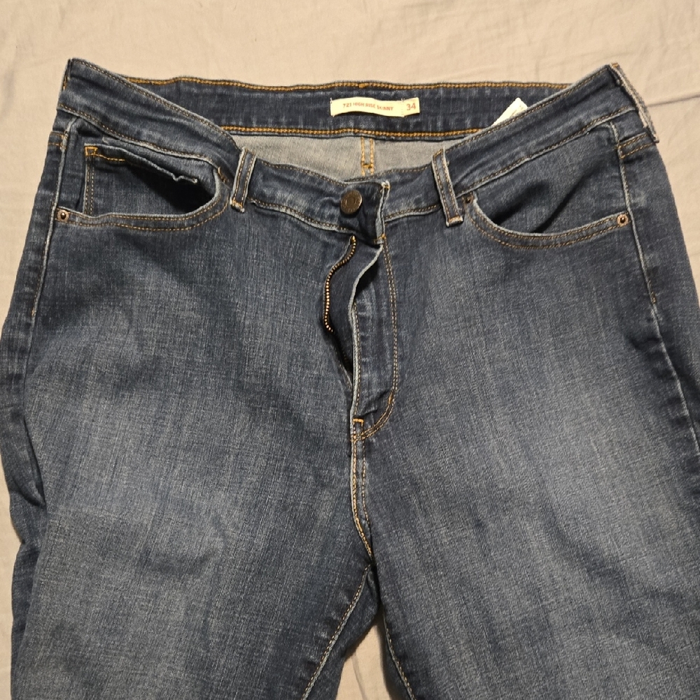 Levi's High Rise Denim Jeans - Classic Blue